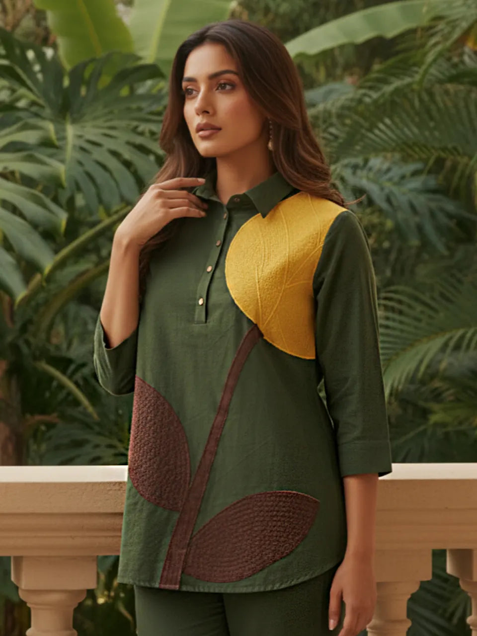 Verdant Leaf Co-Ord Set