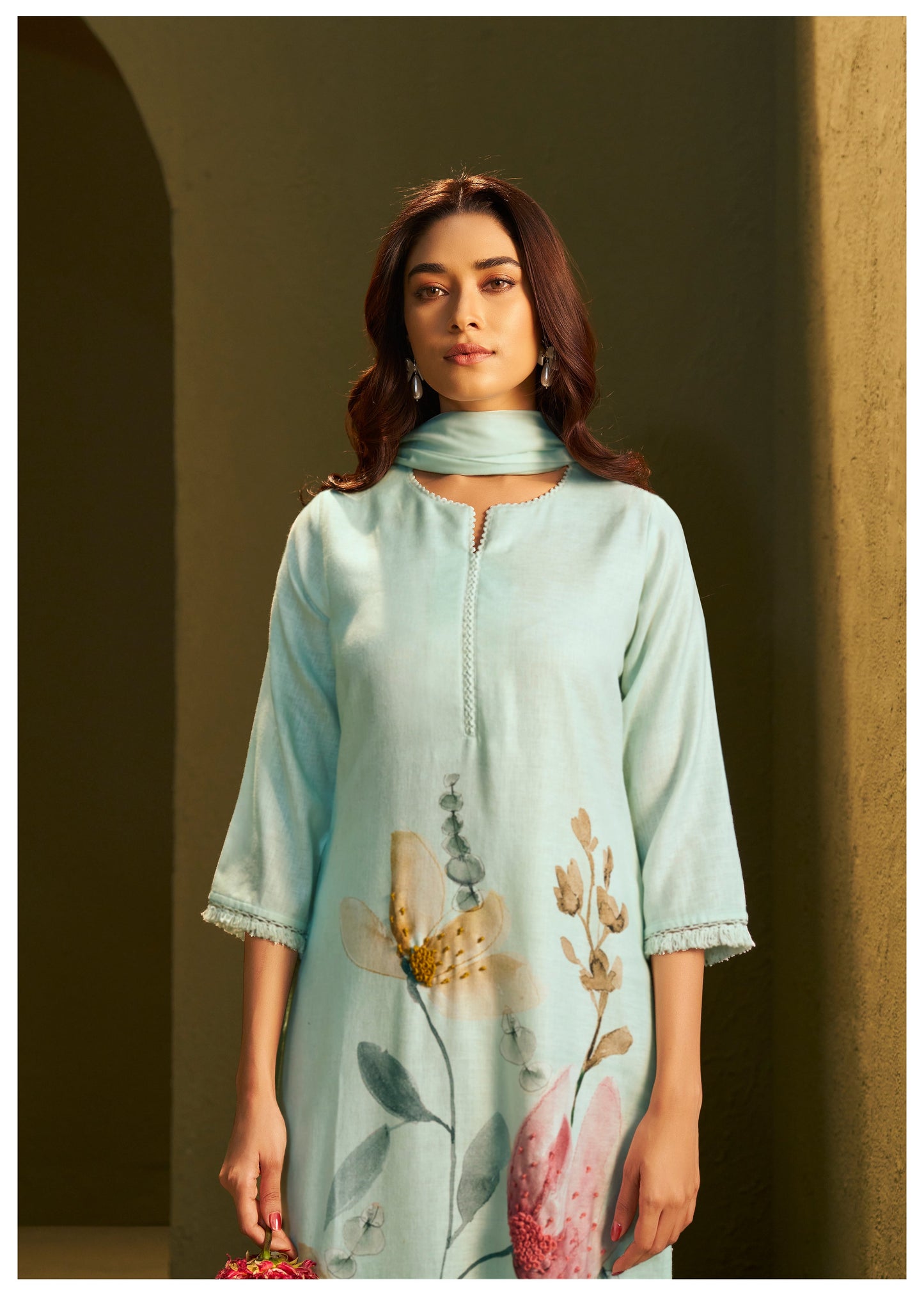 Mint Blossom Suit Set