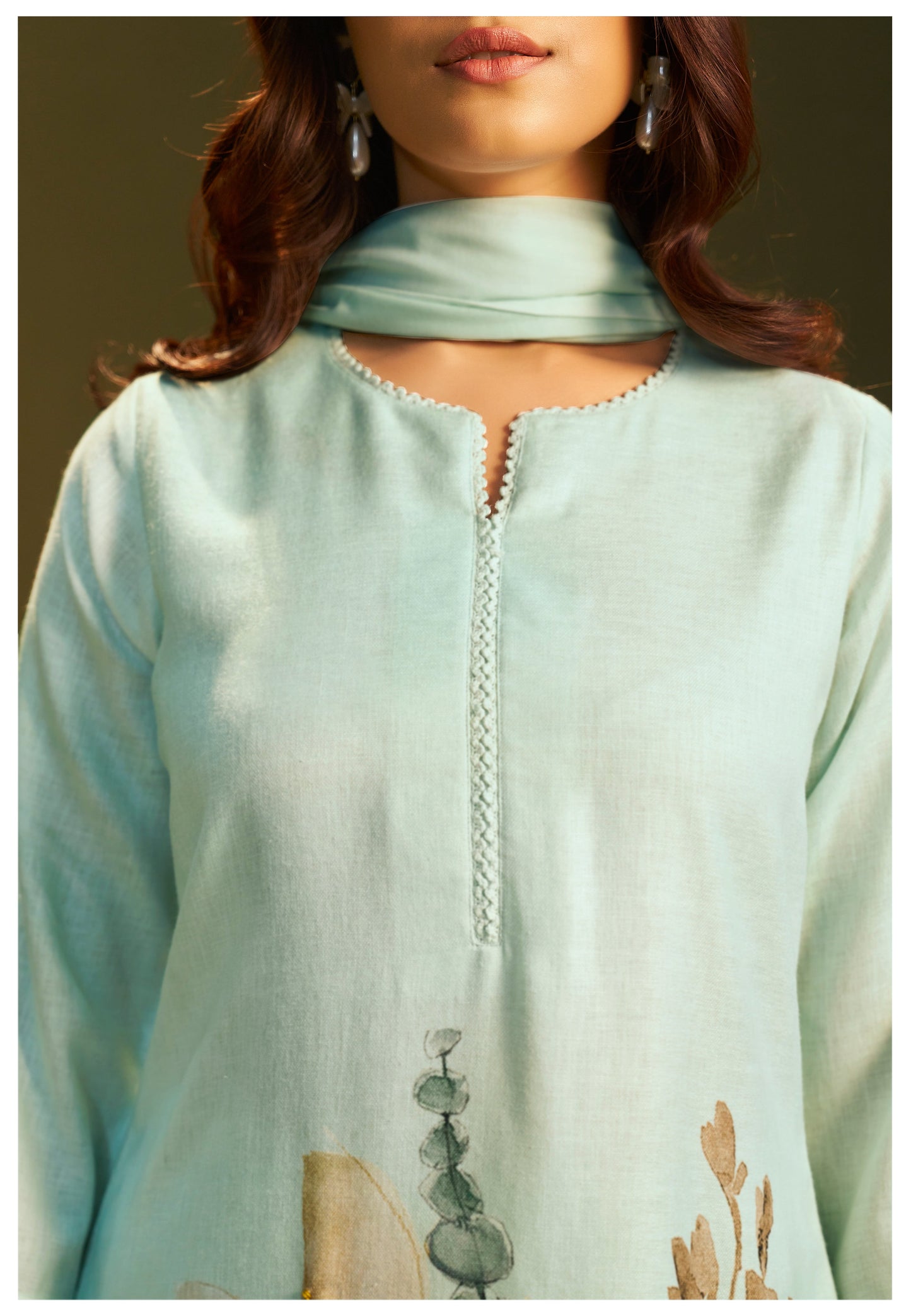 Mint Blossom Suit Set
