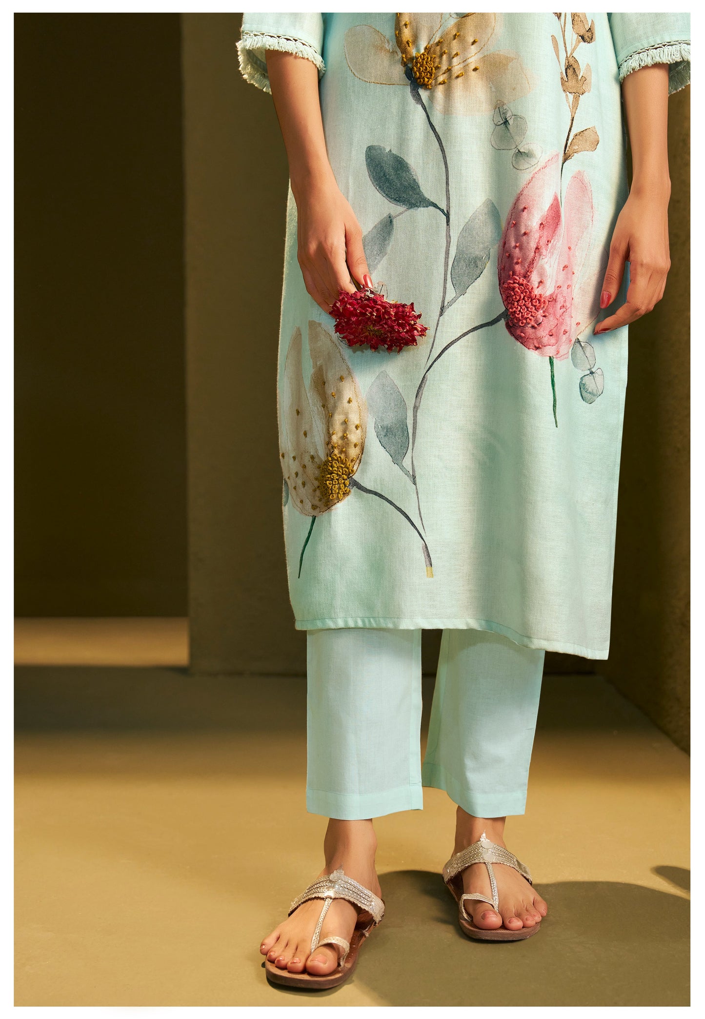 Mint Blossom Suit Set