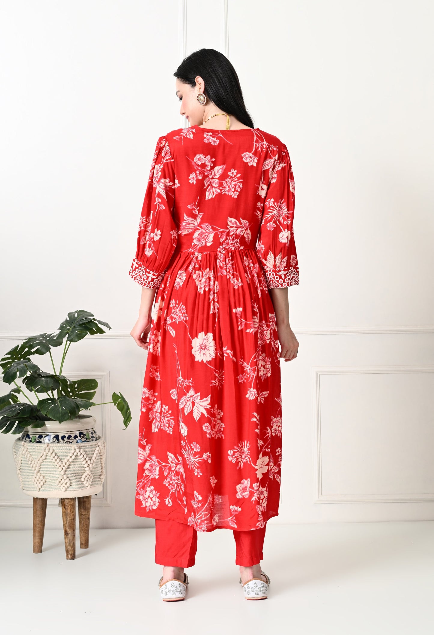 Vibrant A-Line Red Elegance