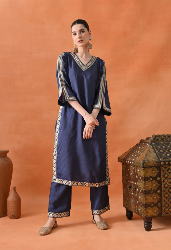 Greyish Blue Radiant Elegance Suit