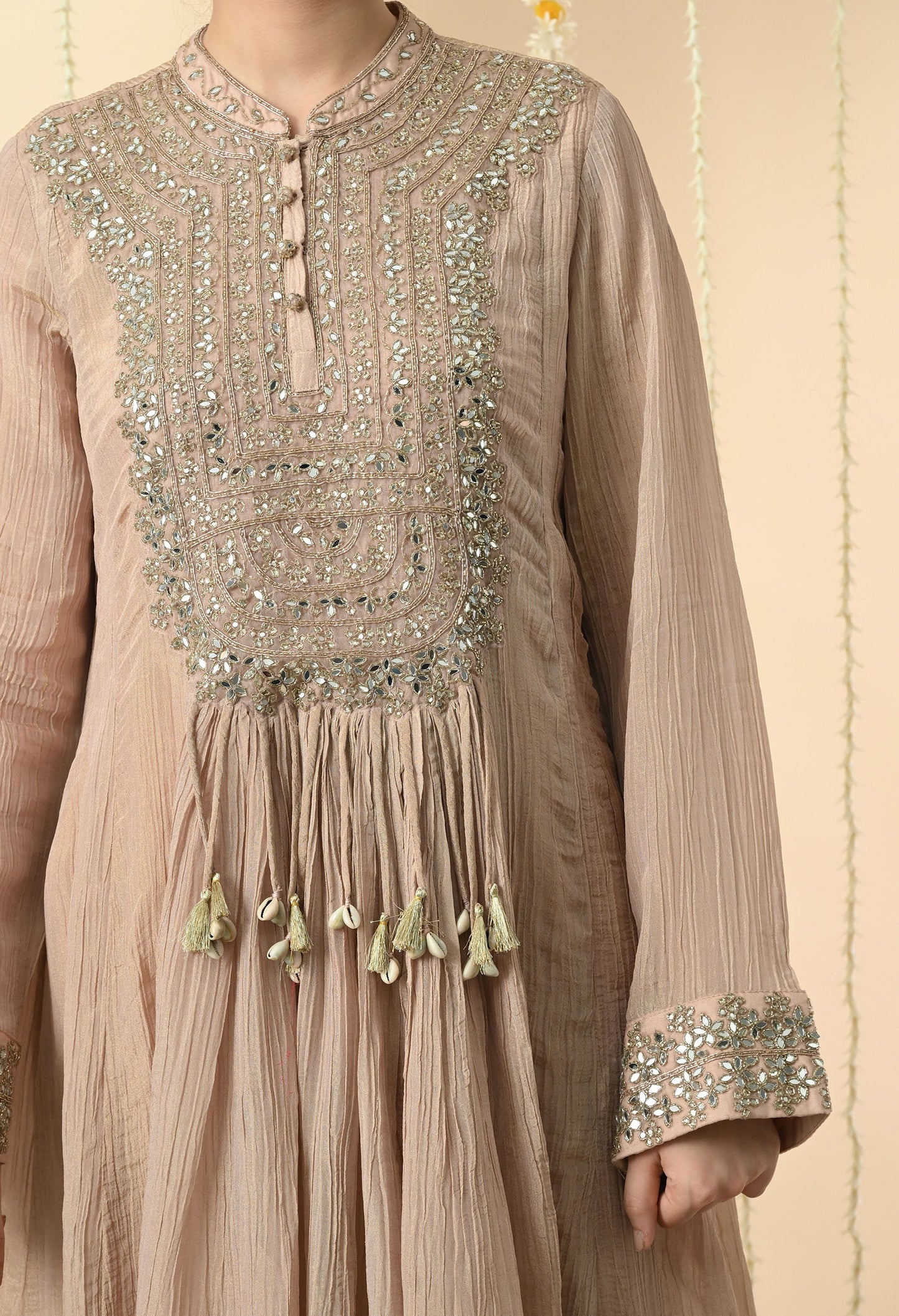 Champagne Gold Floor Length Suit