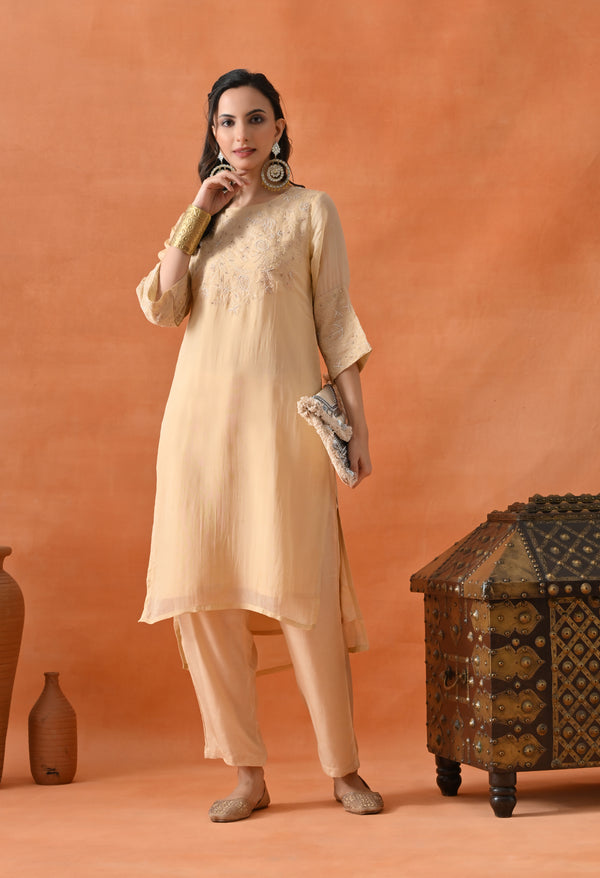 Light Orange Pearl Work Suit