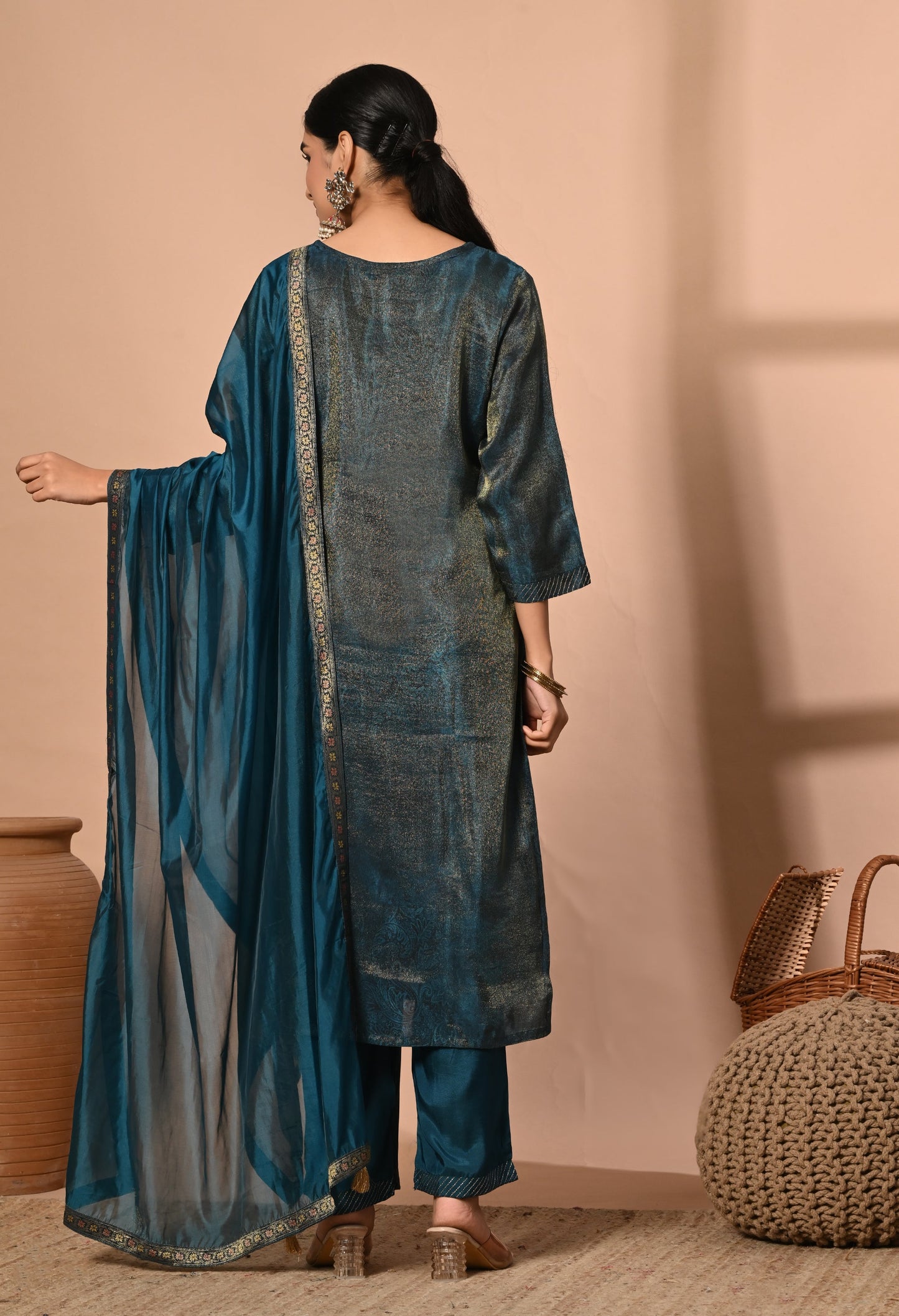 Elegant Steal Blue Suit