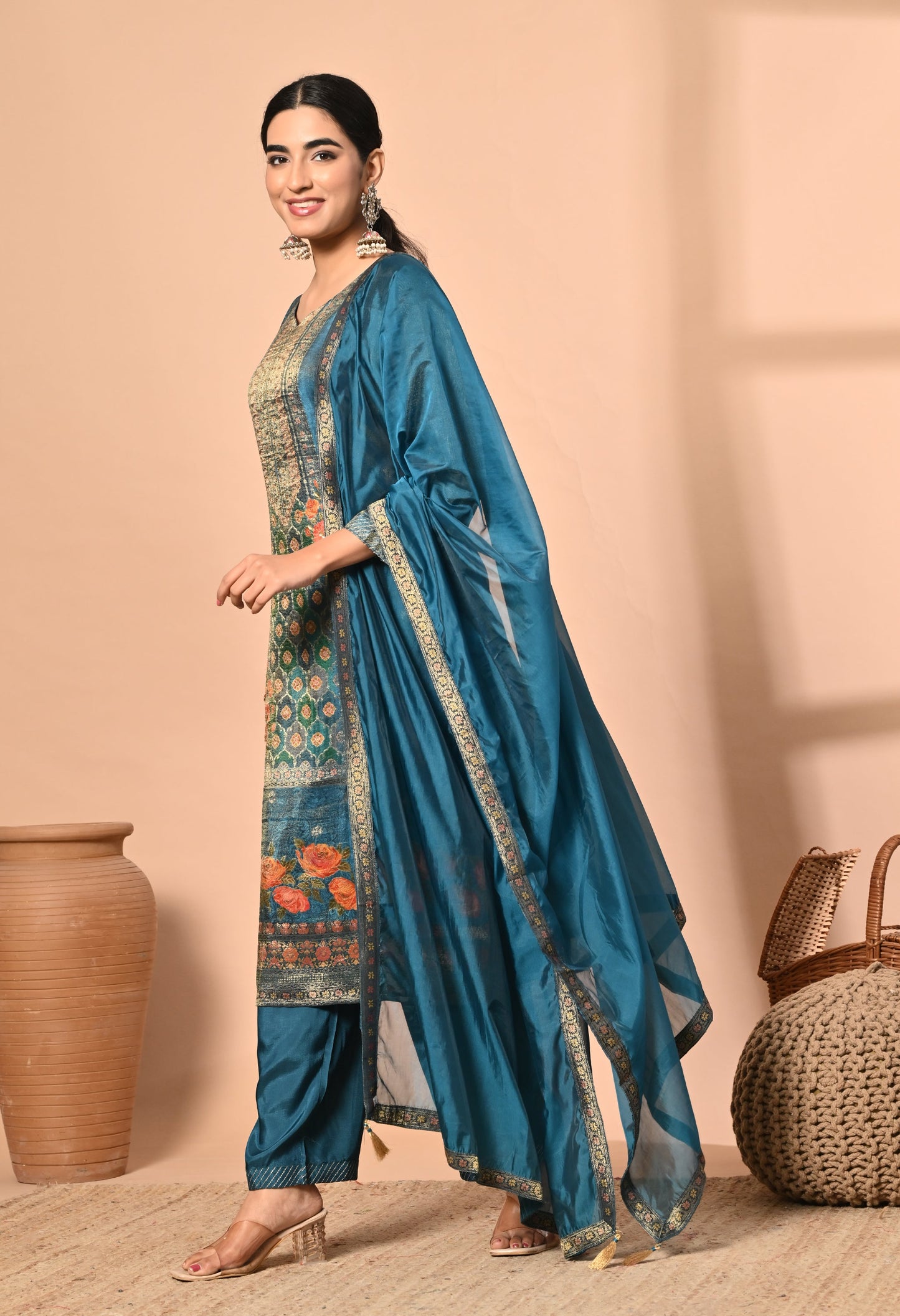 Elegant Steal Blue Suit