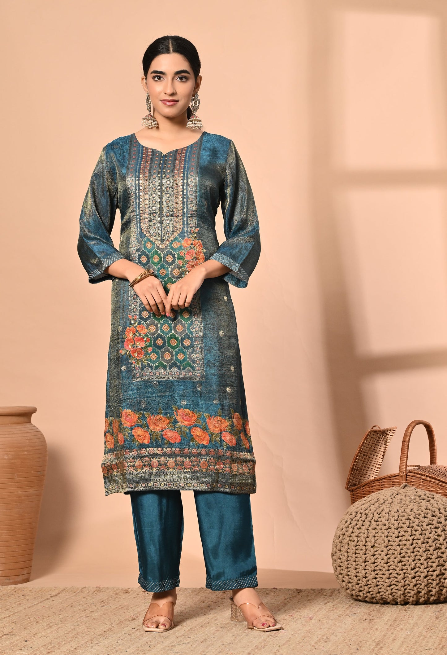Elegant Steal Blue Suit