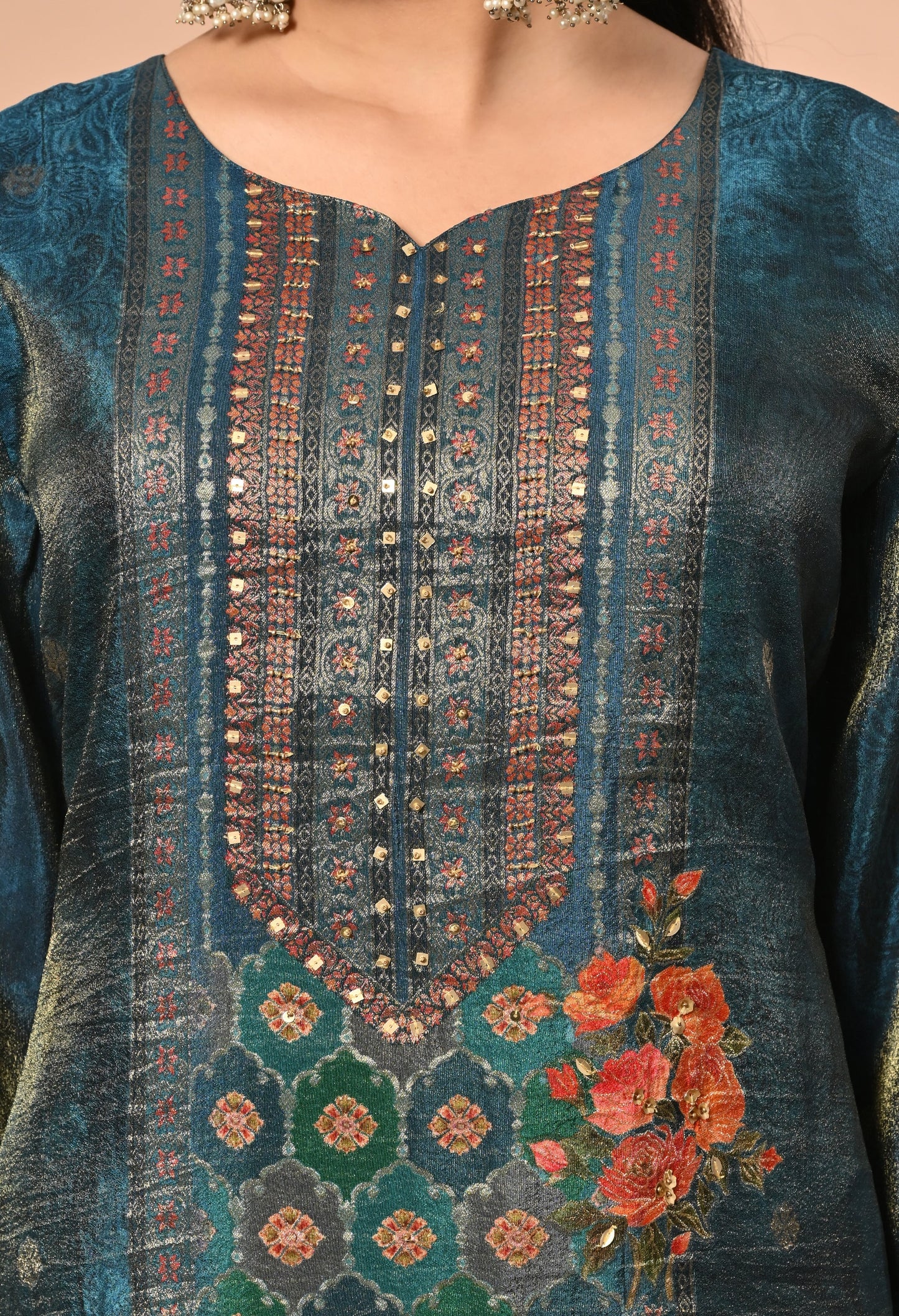 Elegant Steal Blue Suit