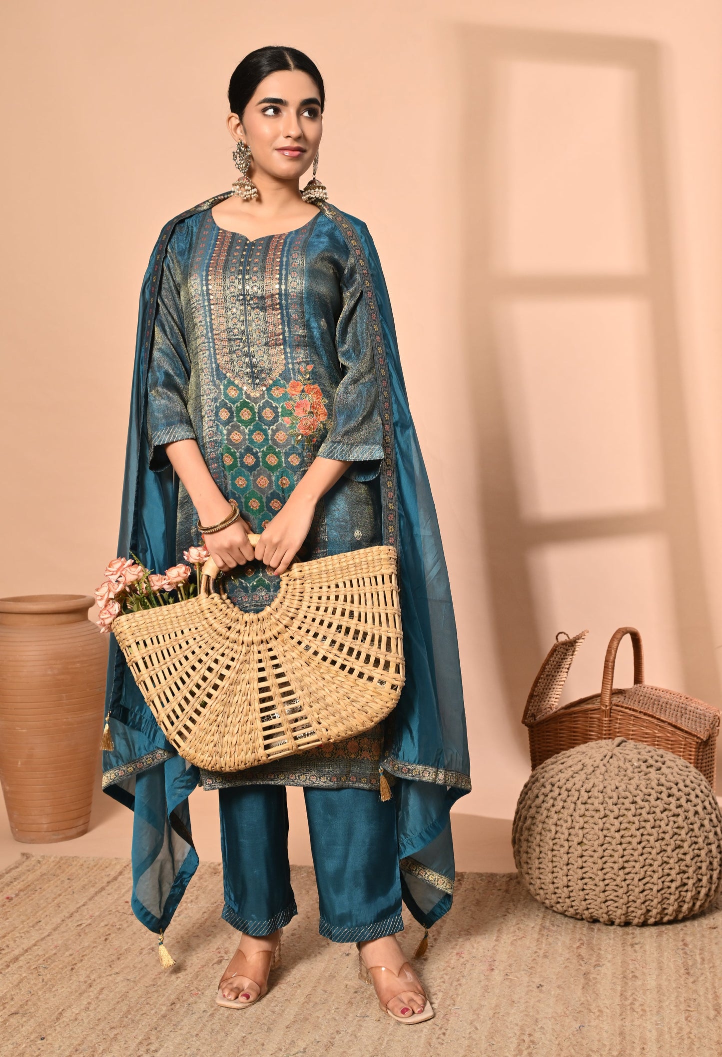 Elegant Steal Blue Suit