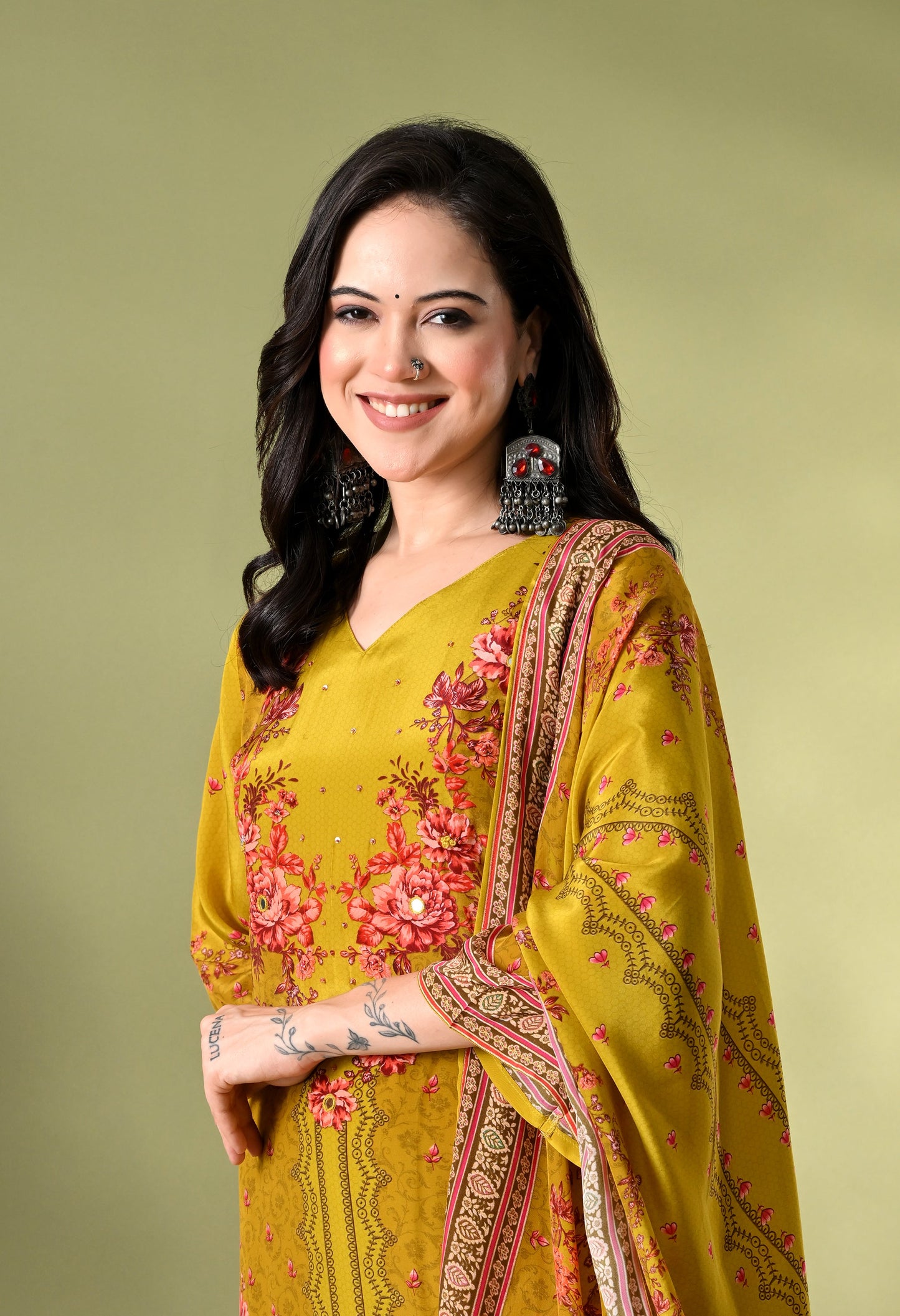 Mustard Magic Pakistani Elegance