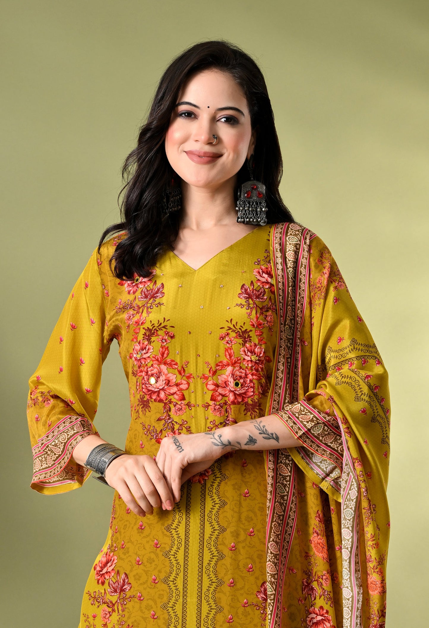 Mustard Magic Pakistani Elegance