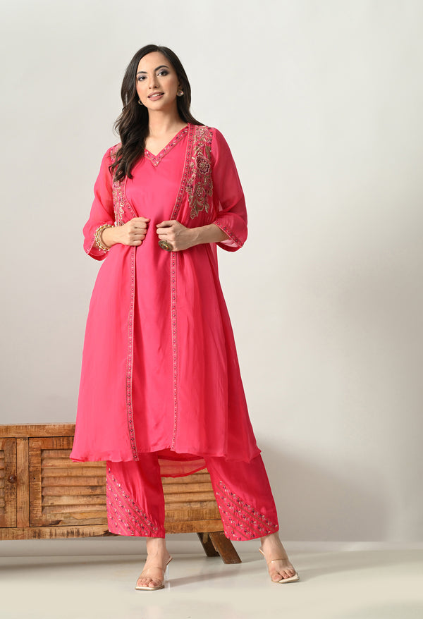 Radiant Magenta Pearl Work Ensemble