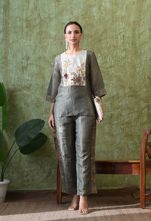 Graceful Grey Festive Co-ord Set