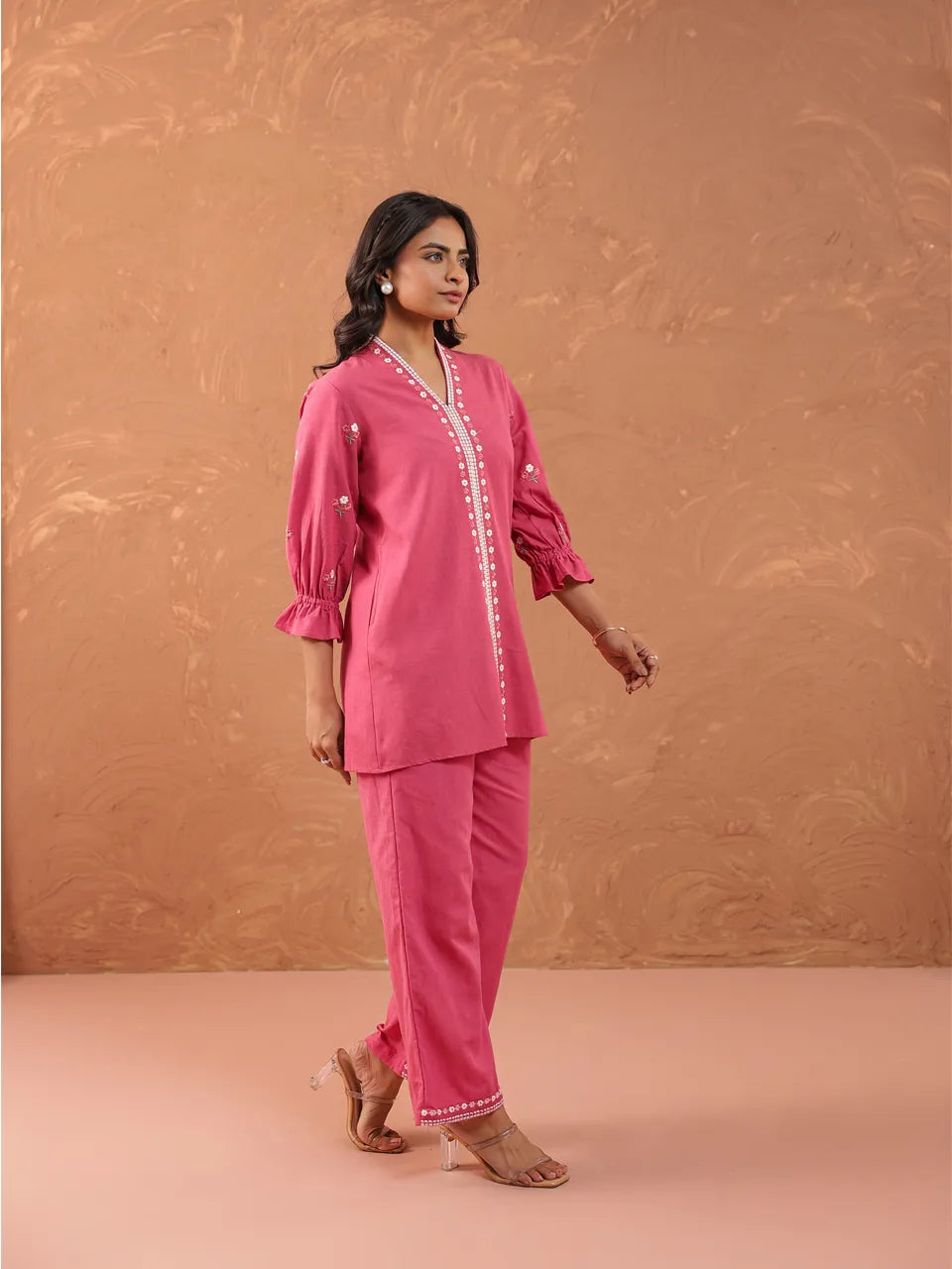 Rosy Charm Co-ord Set