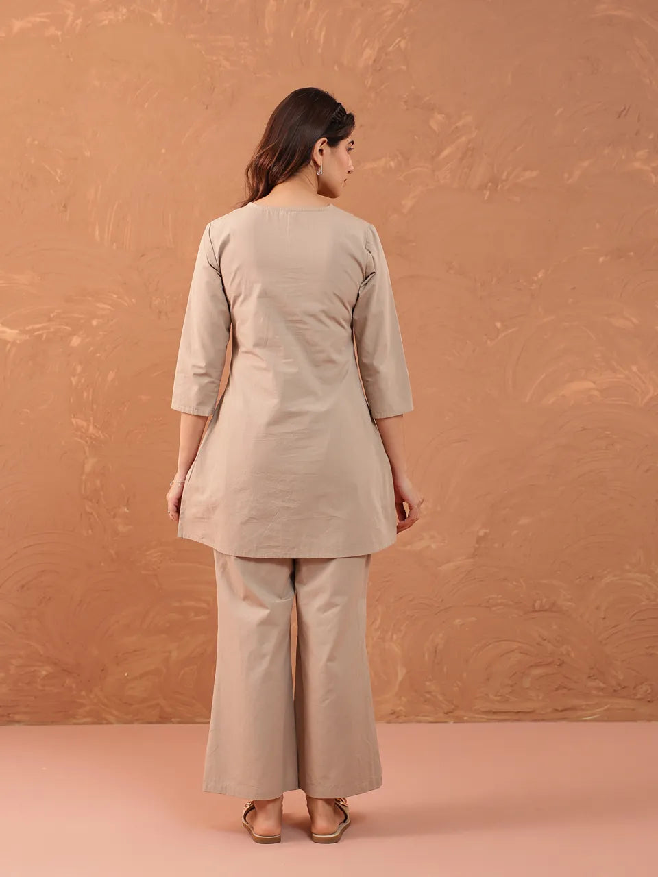 Petal Grace Beige Co-ord Set