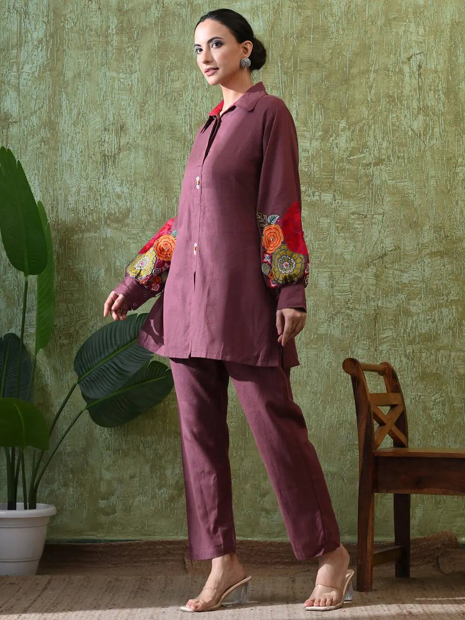 Royal Purple Co-ord Fashion Set
