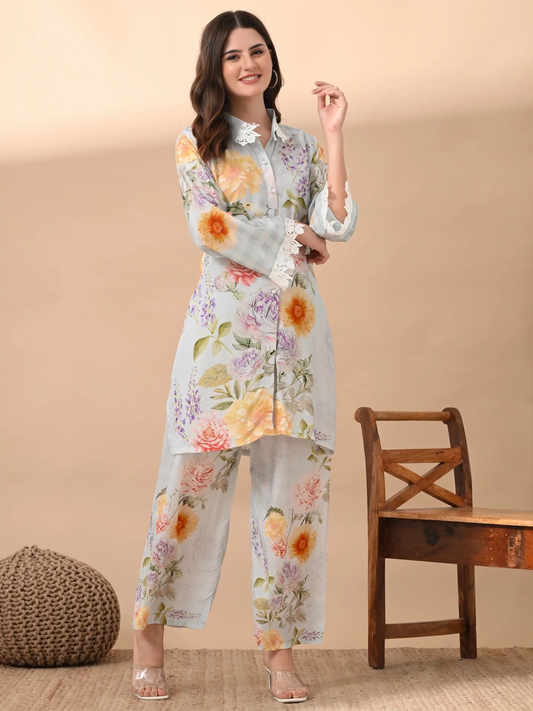 Printed Cipli Cotton Co-ord Set
