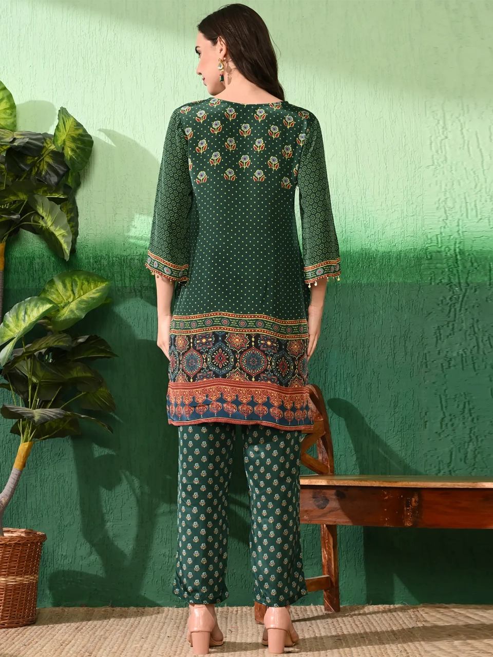 Stylish Green Coord Set