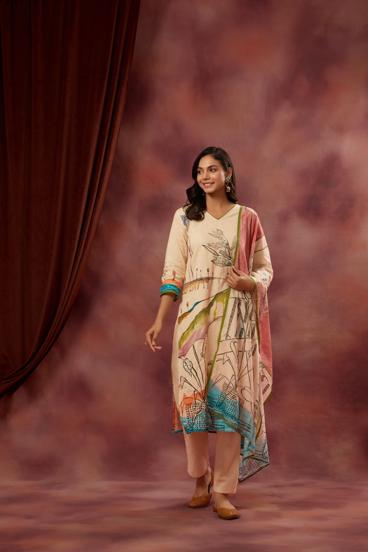 Printed salwar kameez