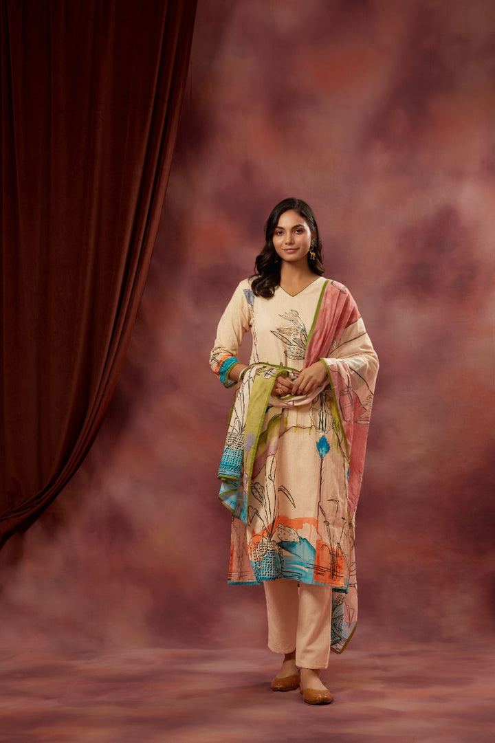 Printed salwar kameez