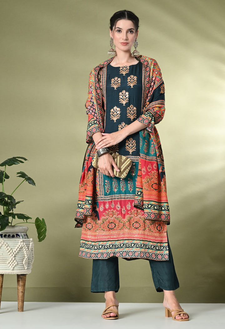 Regular cotton suit